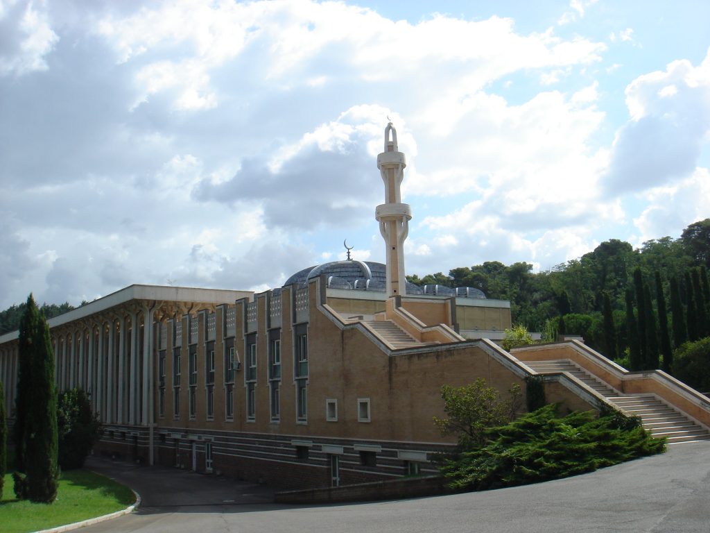 Mosque of Rome, the biggest in the European Union