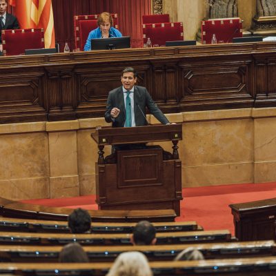 Member of VOX in the Parliament of Catalonia Sergio Macián