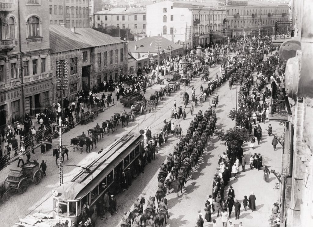 Polish troops enter Kyiv in May 1920 during the Polish–Soviet War. Following the Peace of Riga signed on 18 March 1921 (Source: Wikimedia Commons)