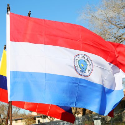 The flag of Paraguay (Photo by Rennett Stowe / Flickr.com)