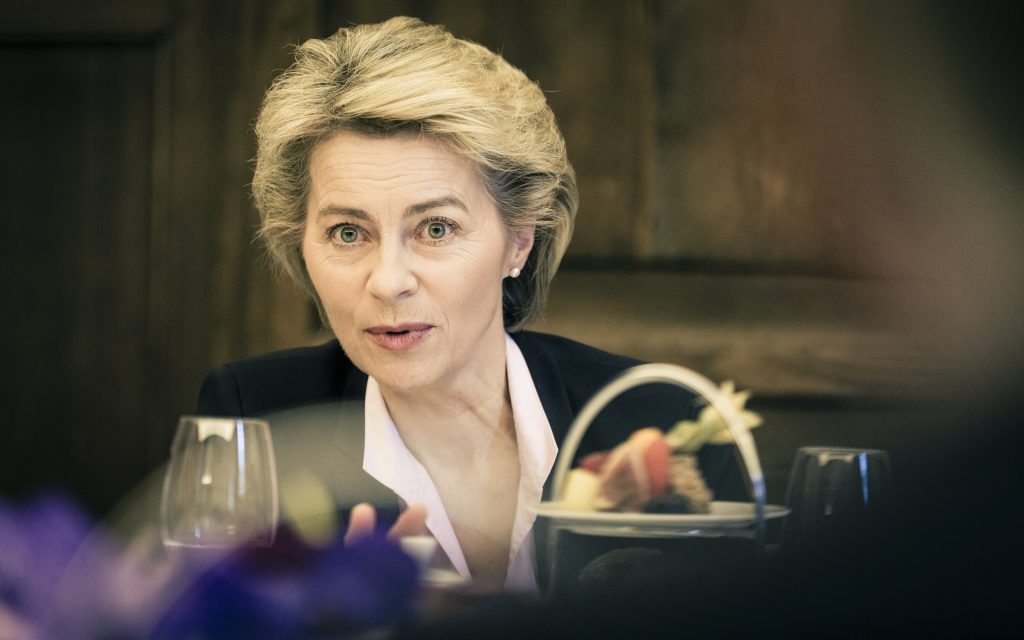 Ursula von der Leyen at the Munich Security Conference in 2017 (Photo: MSC / Kuhlmann)