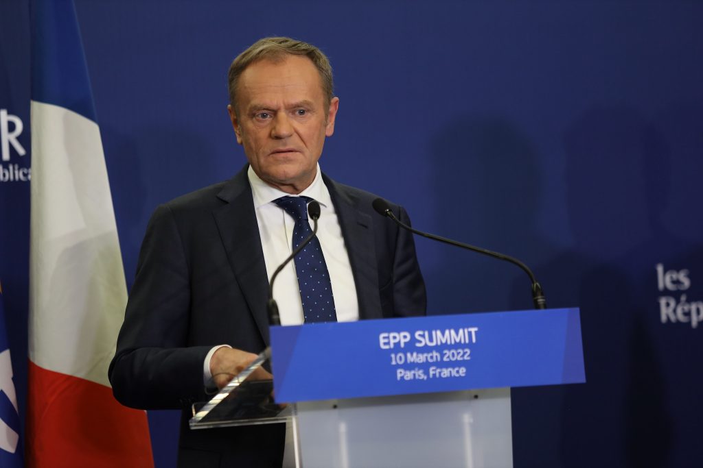 Polish politician Donald Tusk at the 2022 summit of the European People's Party (Photo: EPP / Flickr.com)