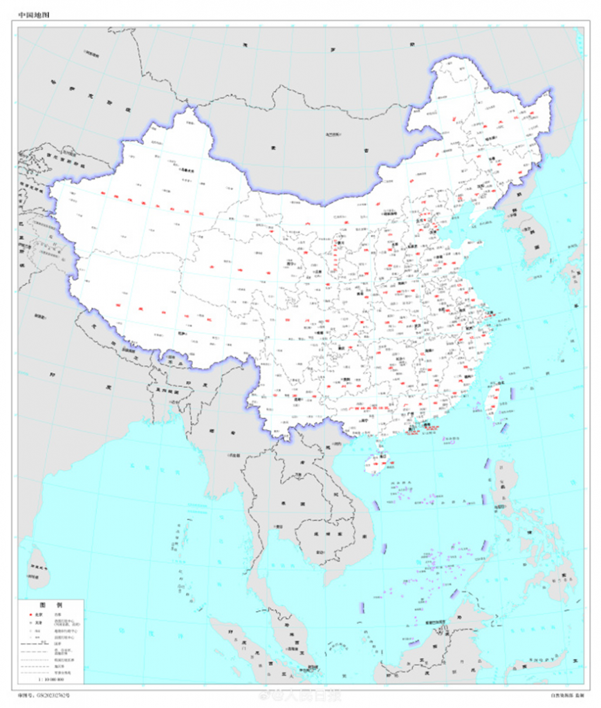 The 2023 Edition of the People’s Republic of China Standard Map