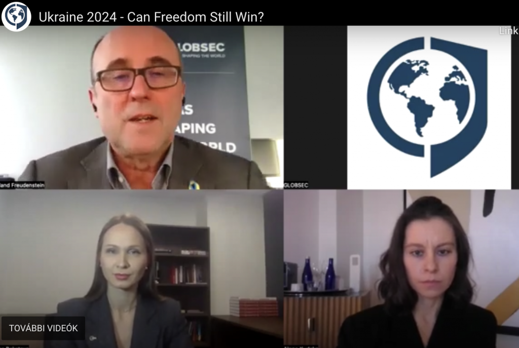 Screenshot from Can freedom still win? online discussion Source: Youtube