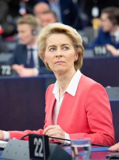 Ursula von der Leyen at a plenary session of the European Parliament in 2019 in Strasbourg, France (Photo: The Left / Flickr.com)