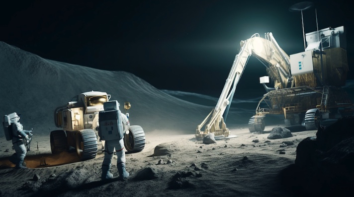 Space mining as rendered by AstroForge (Source: AstroForge / X.com)