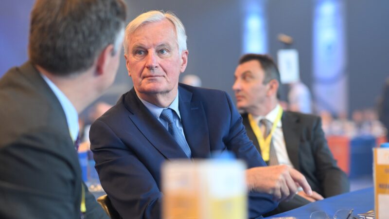 Barnier at the European People's Party conference in Rotterdam, June 2022 (Photo: European People's Party / Wikimedia Commons)