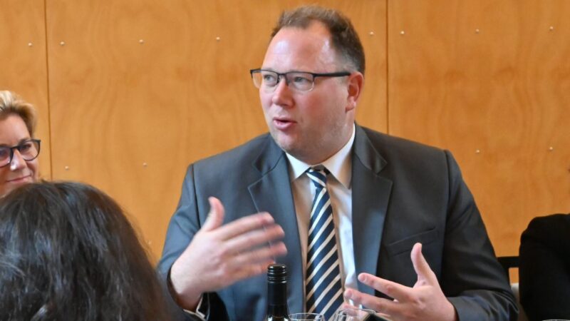 Bryce Wakefield at the event of the Konrad Adenauer Stiftung in 2023 (Photo: X.com / Bryce Wakefield)