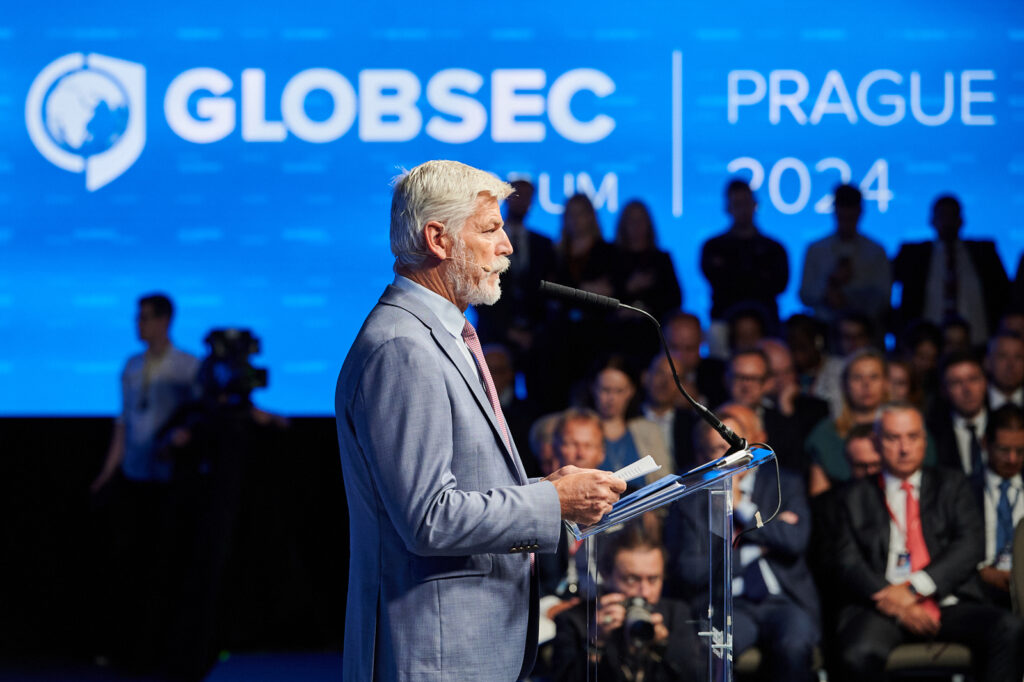 President of Czechia Petr Pavel at the GLOBSEC Forum 2024 in Prague, Czechia (Photo: GLOBSEC)