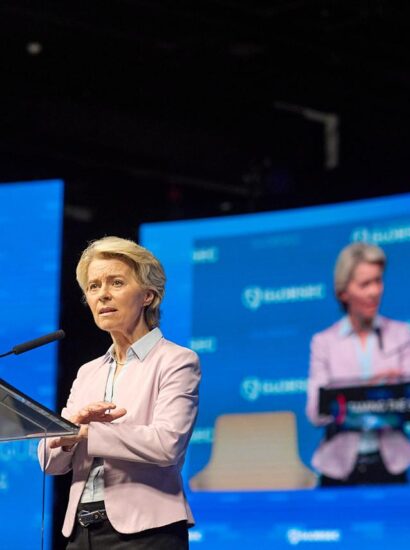 Ursula von der Leyen at the GLOBSEC Forum 2024 in Prague, Czechia (Photo: GLOBSEC)