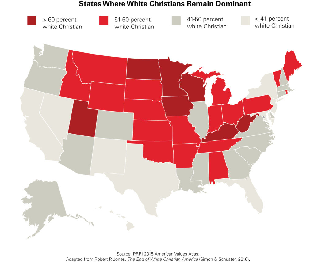 White Christians in US