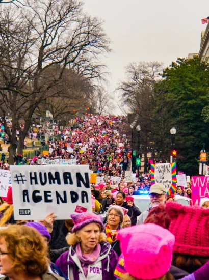 Women marching in Washington, DC (Photo: Ted Eytas)