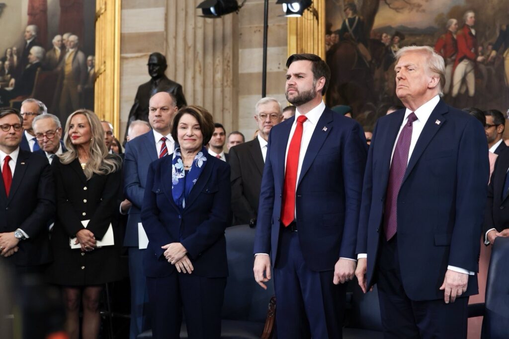 U.S. Vice President JD Vance and President Donald J. Trump on Inauguration Day, 20 January, 2025 (Photo: Office of Vice President of the United States / Wikimedia Commons)