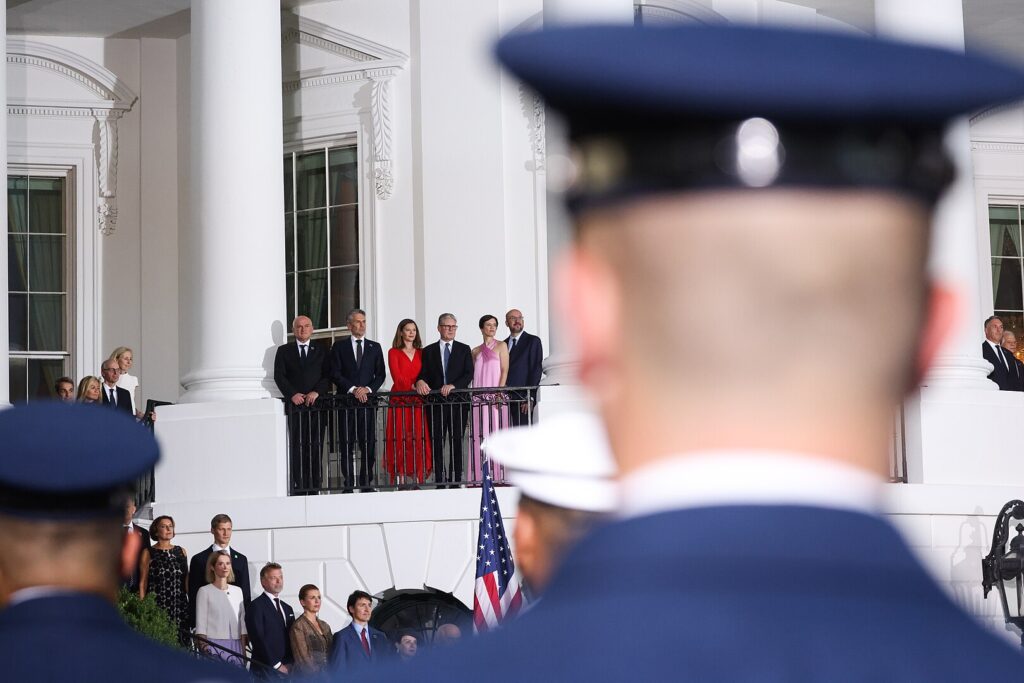  Prime Minister Keir Starmer and his wife Victoria at a reception hosted by US President Joe Biden to mark the NATO Summit at the White House (Photo: Simon Dawson / No 10 Downing Street)