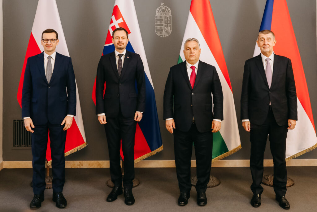 The Prime Minister. head of the Polish government met with the leaders of the Visegrad Group (V4) countries in Budapest in 2021 (Photo: Gov.pl)