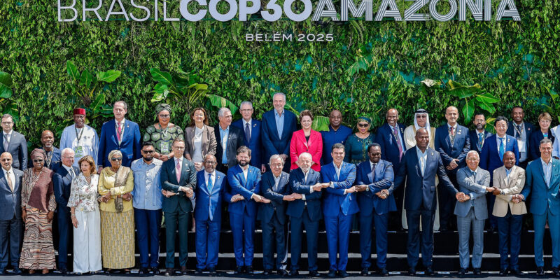 07.11.2025 – Fotografia oficial da Cúpula do Clima (COP30). Photo: Ricardo Stuckert / PR / Lula Oficial / Flickr.