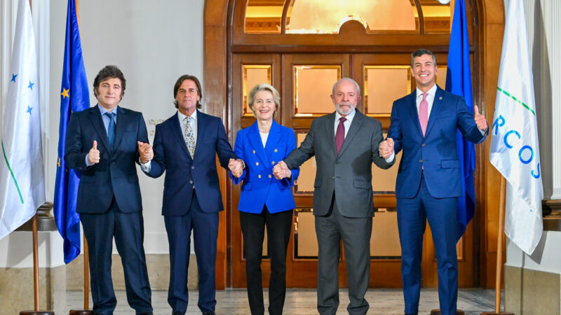 On December 5, 2024, Ursula von der Leyen, President of the European Commission, traveled to Montevideo, Uruguay (Photo: Dati Bendo / European Commission / Wikimedia Commons)