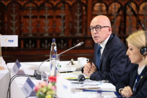 Éric Ciotti, now mayor-elect of Nice, at an EPP Summit, 23 March 2023, Brussels. Photo source: European People's Party / Flickr, CC BY 2.0