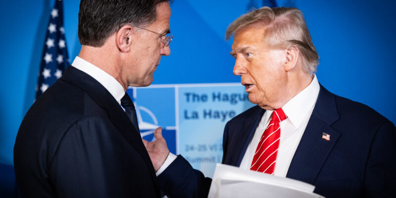 Remarks by the NATO Secretary General and the President of the United States - 2025 NATO Summit in The Hague (Photo by NATO North Atlantic Treaty Organization)