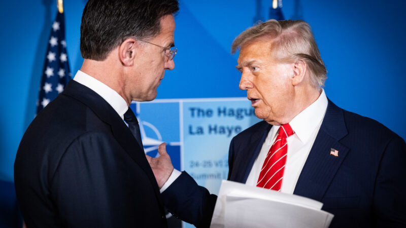 Remarks by the NATO Secretary General and the President of the United States - 2025 NATO Summit in The Hague (Photo by NATO North Atlantic Treaty Organization)