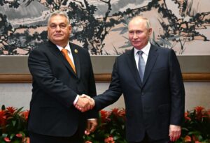 Hungarian PM Viktor Orban and Russian President Vladimir Putin in 2023. Photo source: Grigory Sysoev / Wikimedia Commons, CC BY-SA 3.0