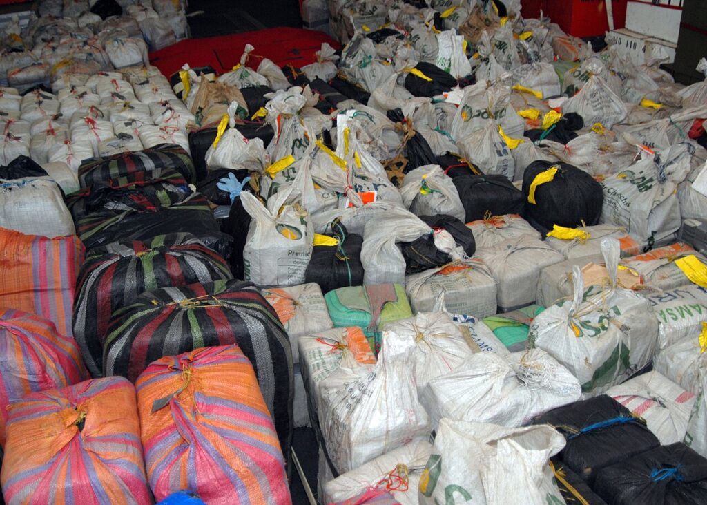 Drugs seized by the U.S. Navy