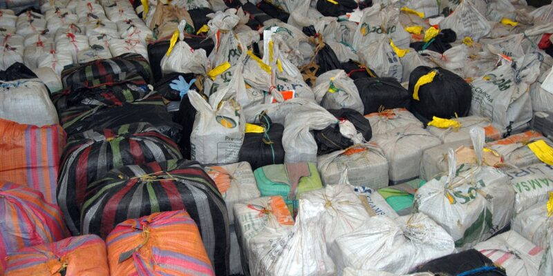 Drugs seized by the U.S. Navy