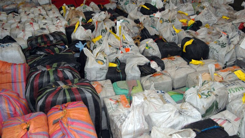 Drugs seized by the U.S. Navy