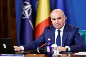 Romanian Prime Minister Ilie Bolojan at a government meeting on the 16th of April 2026. Photo source: Romanian Government / gov.ro / Wikimedia Commons.