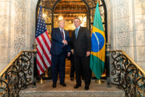 President Trump Meets with President Bolsonaro. Photo source: Trump White House Archived / Shealah Craighead / Flickr, Public Domain Mark