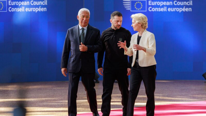 António Costa, Volodymyr Zelensky, Ursula von der Leyen at a Special meeting of the European Council, 2025. Photo source: Dati Bendo / © European Union, 2026 / Wikimedia Commons, CC BY 4.0