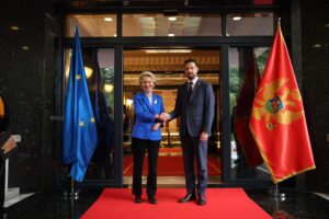 Visit of Ursula von der Leyen, President of the European Commission, to Montenegro, 2023. Photo source: © European Union, 2026 / European Commission / Wikimedia Commons, CC BY 4.0