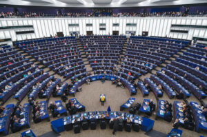 State of the Union address delivered by the President of the European Commission Ursula von der Leyen on 14 September 2022 in Strasbourg. Photo source: CC-BY-4.0: © European Union 2022– Source: EP / European Parliament / Flickr, CC BY 2.0