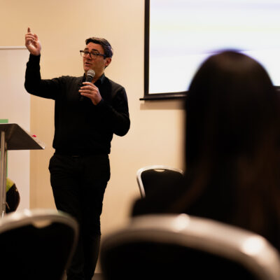 Andy Burnham speaks about the National Youth Strategy at ALLChild event, Wigan, 2024. Photo source: Department for Culture, Media and Sport / Wikimedia Commons, Public Domain Mark