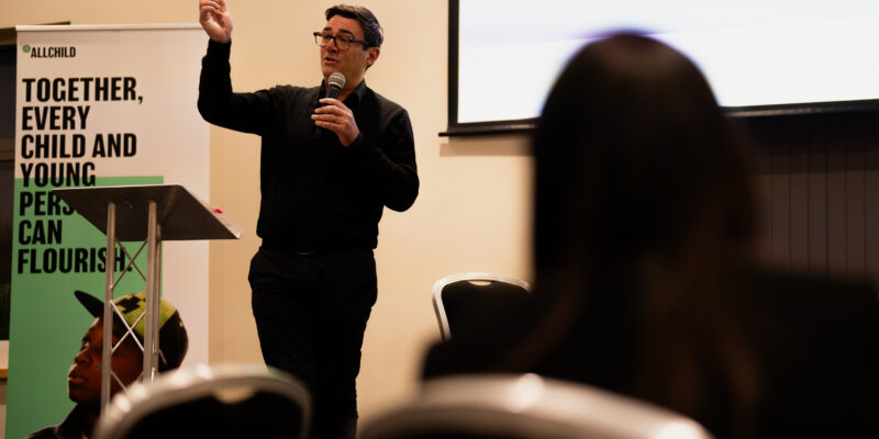 Andy Burnham speaks about the National Youth Strategy at ALLChild event, Wigan, 2024. Photo source: Department for Culture, Media and Sport / Wikimedia Commons, Public Domain Mark