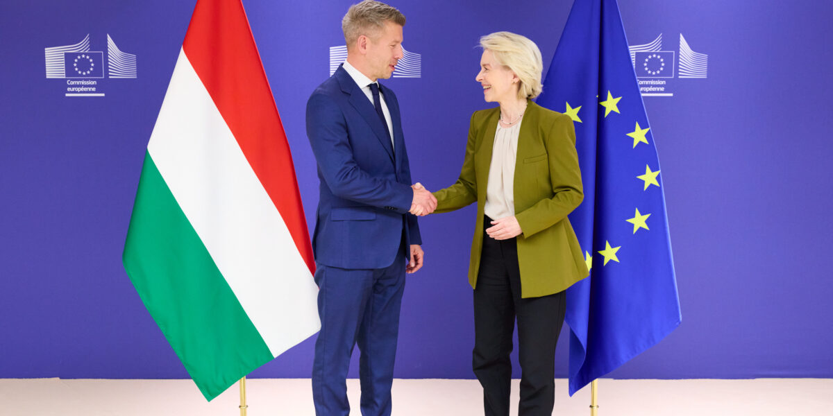 Hungarian Prim Minester Peter Magyar meets President of the European Commission Ursula von der Leyen, 29 April 2026. Photo: © European Union, 2026 — EC/Dati Bendo — CC BY 4.0