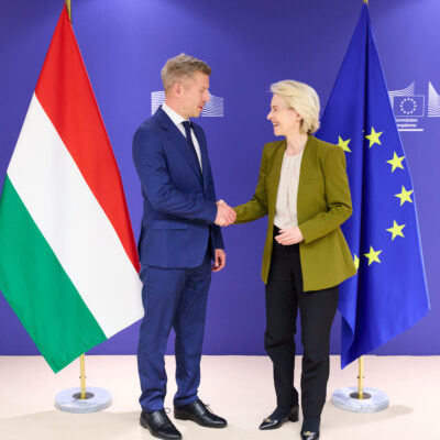 Hungarian Prim Minester Peter Magyar meets President of the European Commission Ursula von der Leyen, 29 April 2026. Photo: © European Union, 2026 — EC/Dati Bendo — CC BY 4.0