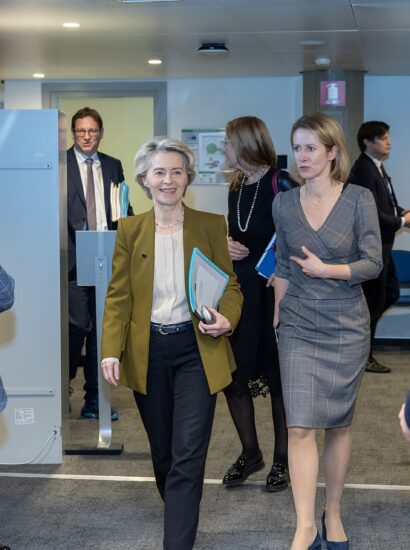 Ursula von der Leyen, on the left, and Kaja Kallas, High Representative of the Union for Foreign Affairs and Security Policy and Vice-President of the European Commission, on the right (Photo: Aurore Martignoni / European Union / Wikimedia Commons)
