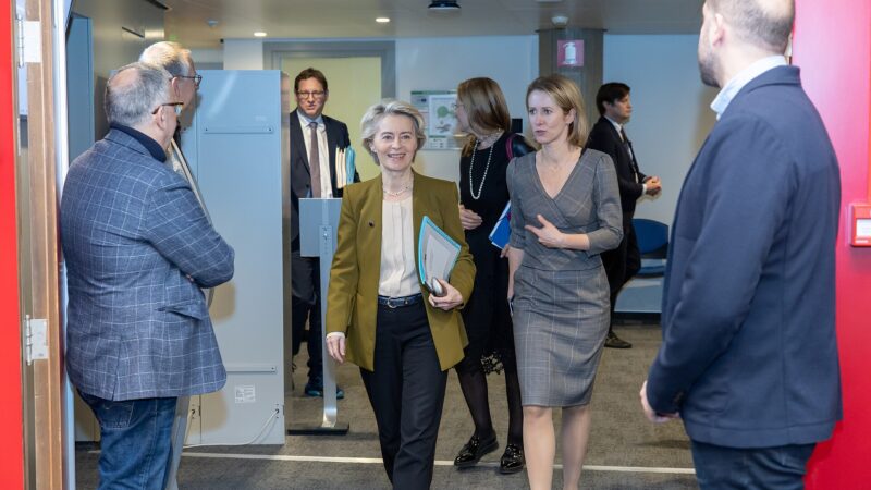 Ursula von der Leyen, on the left, and Kaja Kallas, High Representative of the Union for Foreign Affairs and Security Policy and Vice-President of the European Commission, on the right (Photo: Aurore Martignoni / European Union / Wikimedia Commons)