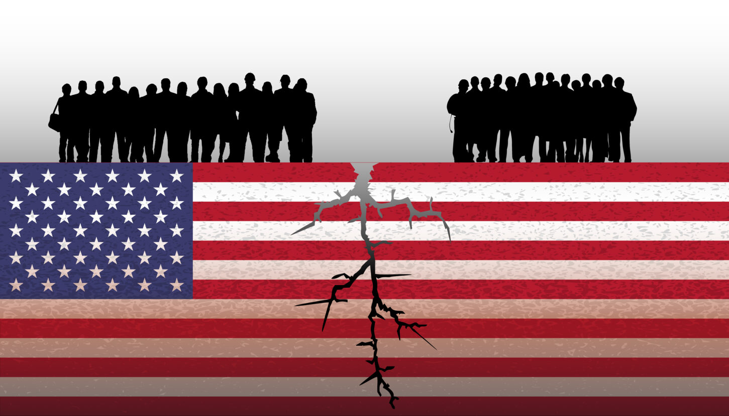 us divide flag